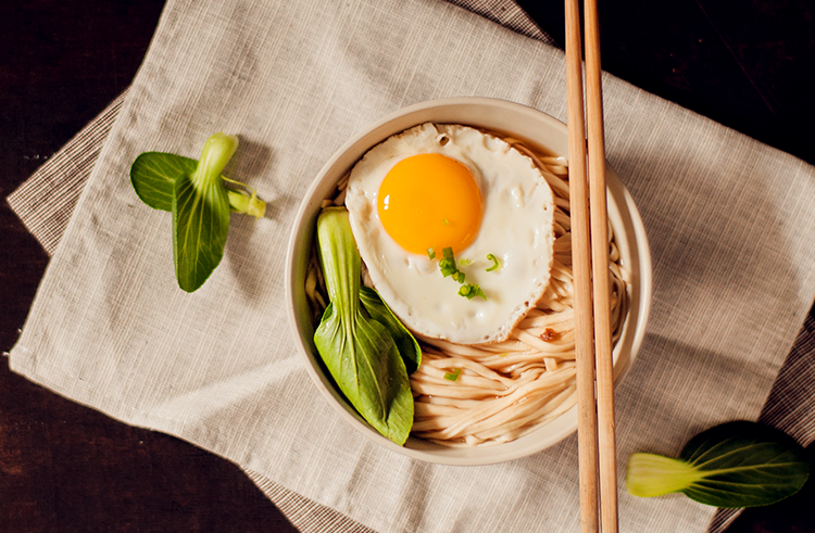 荷包蛋陽春面